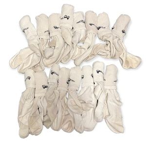 16 pairs of white Nike socks